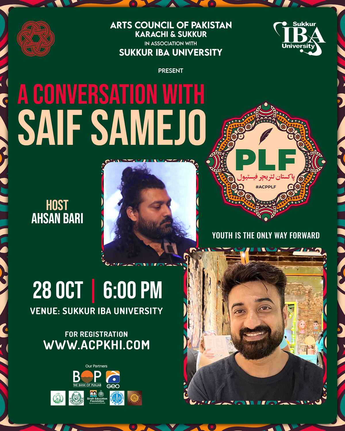 A Conversation With Saif Samejo